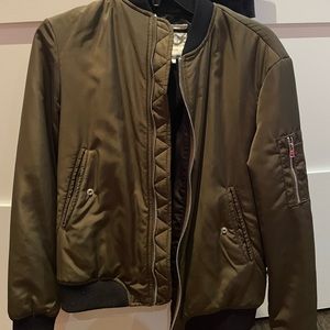Zara khaki bomber size XS perfect condition